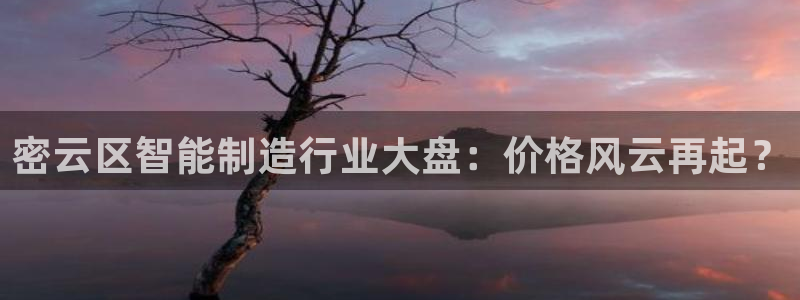 意昂3集团简介：密云区智能制造行业大盘：价格风云再起？
