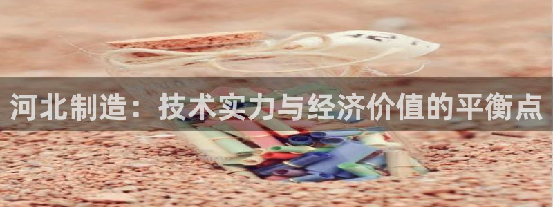 意昂3娱乐网站：河北制造：技术实力与经济价值的平衡点