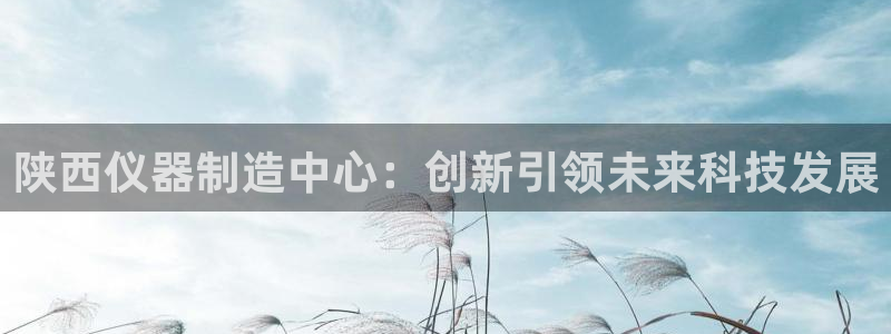 意昂3集团官网网址：陕西仪器制造中心：创新引领未来科技发展