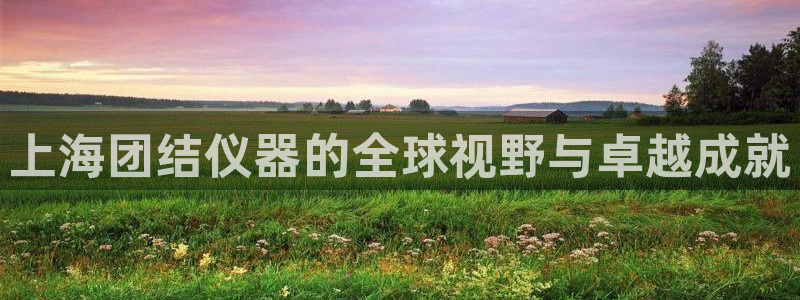 意昂体育3开户：上海团结仪器的全球视野与卓越成就