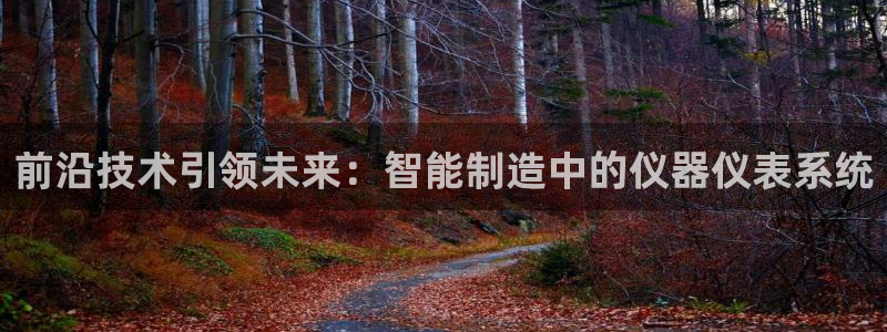 意昂3集团logo：前沿技术引领未来：智能制造中的仪器仪表系