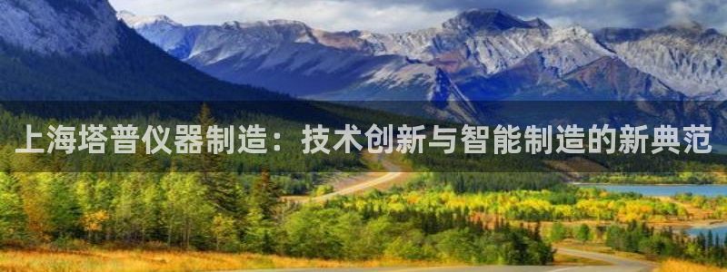 意昂3代理：上海塔普仪器制造：技术创新与智能制造的新典范