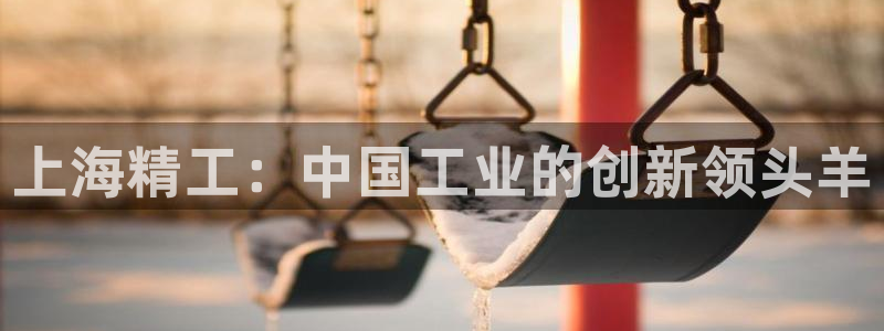 意昂体育3平台是正规平台吗知乎：上海精工：中国工业的创新领头